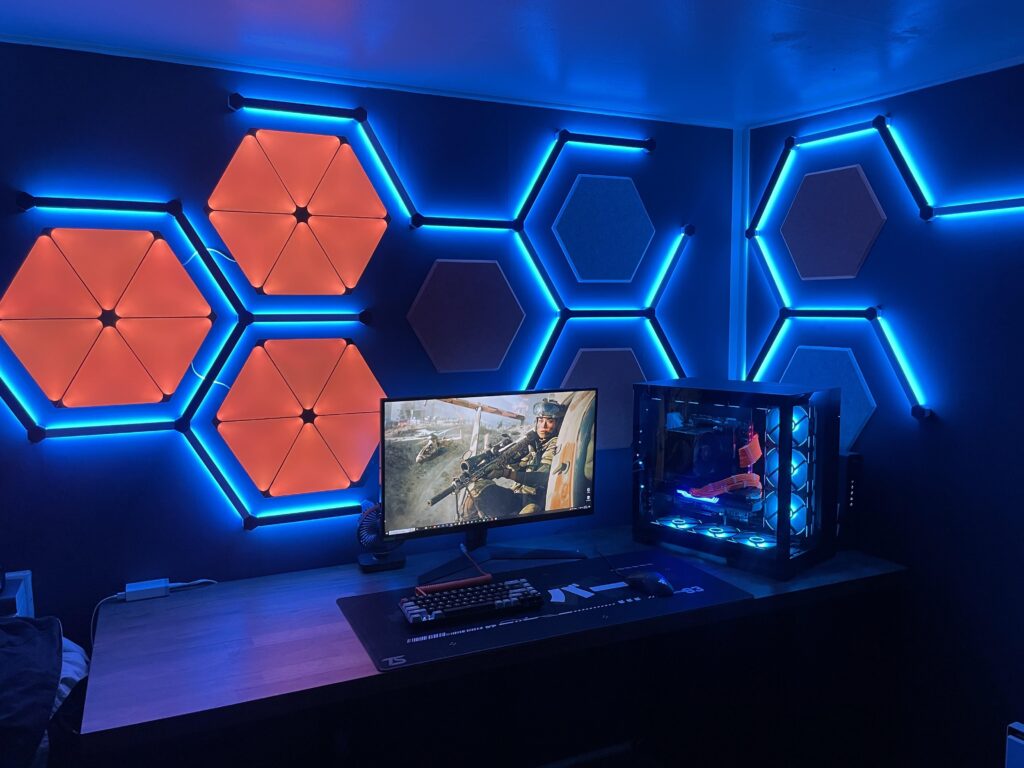 Added more nanoleafs 😅
