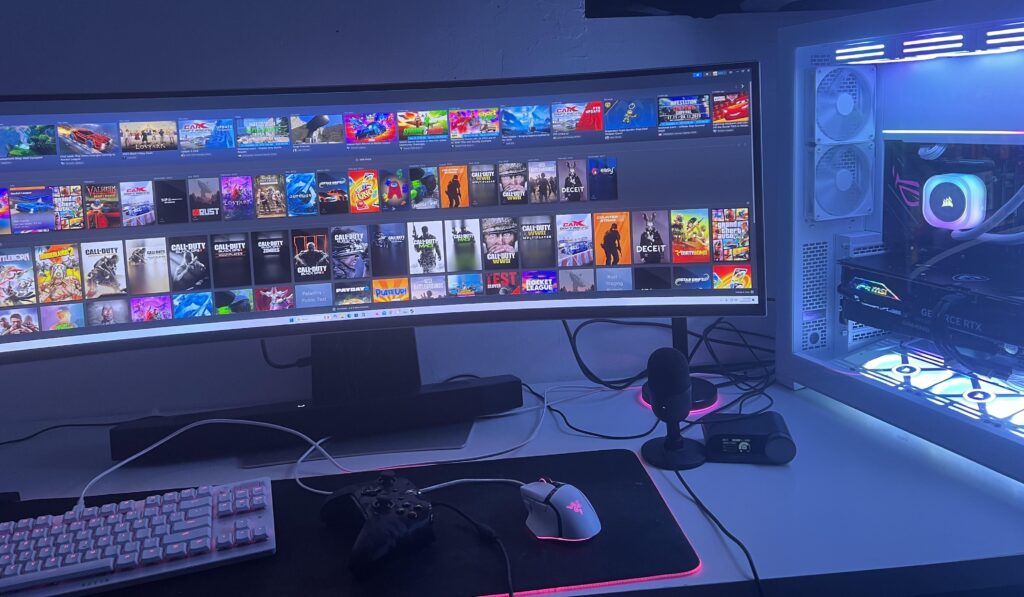 My new gaming setup My new gaming setup
