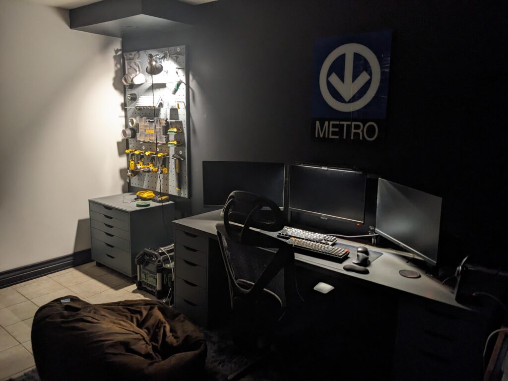 Basement battlestation