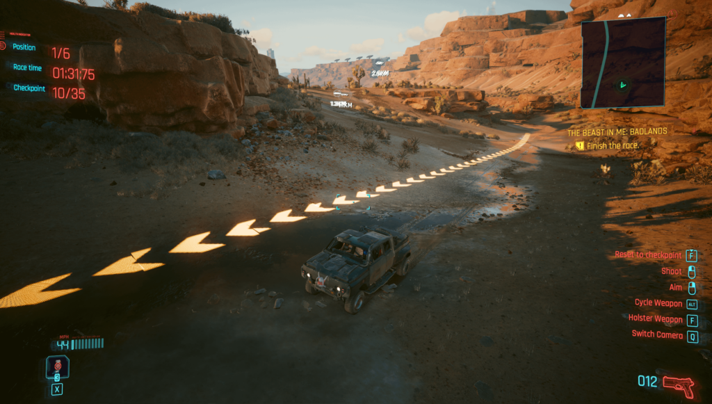 TIL you can use vehicle hacks in the races. Winning just became much easier...