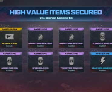 Finally unlocked the Ray Gun Schematic! Took quite a few tier 3 contracts!