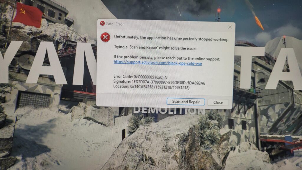 Keeps crashing on PC