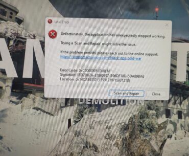 Keeps crashing on PC