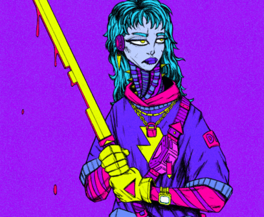 I created a new character artwork for my comicbook