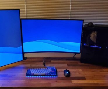 My Clean, No-Nonsense, Battlestation - For Work & Play :)