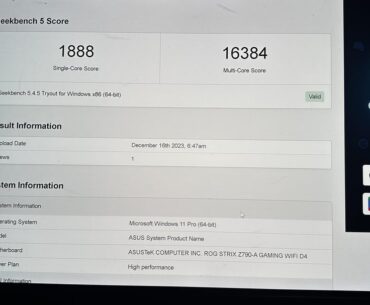 Consistently low benchmark scores on 14700k