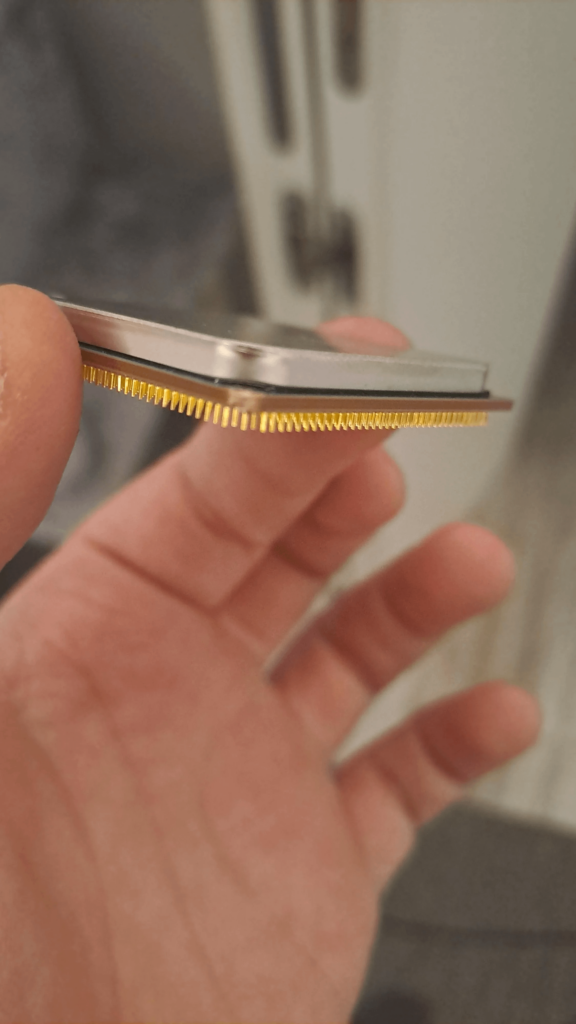 Scratched cpu pcb