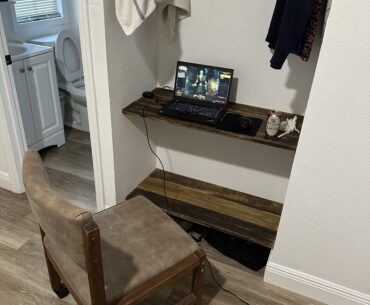 Got Covid for Christmas at my in laws, banished to the guest suite. Rate my set up.