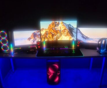 My new 3 monitor setup. Any advices/improvements?
