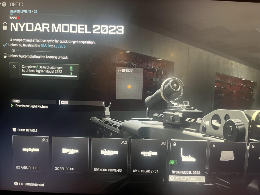 Gun attachments not unlocking?