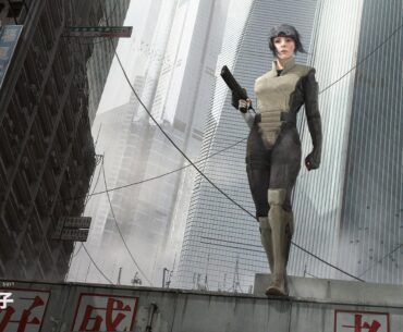 one of weta workshop's concept arts for the Ghost in the Shell movie