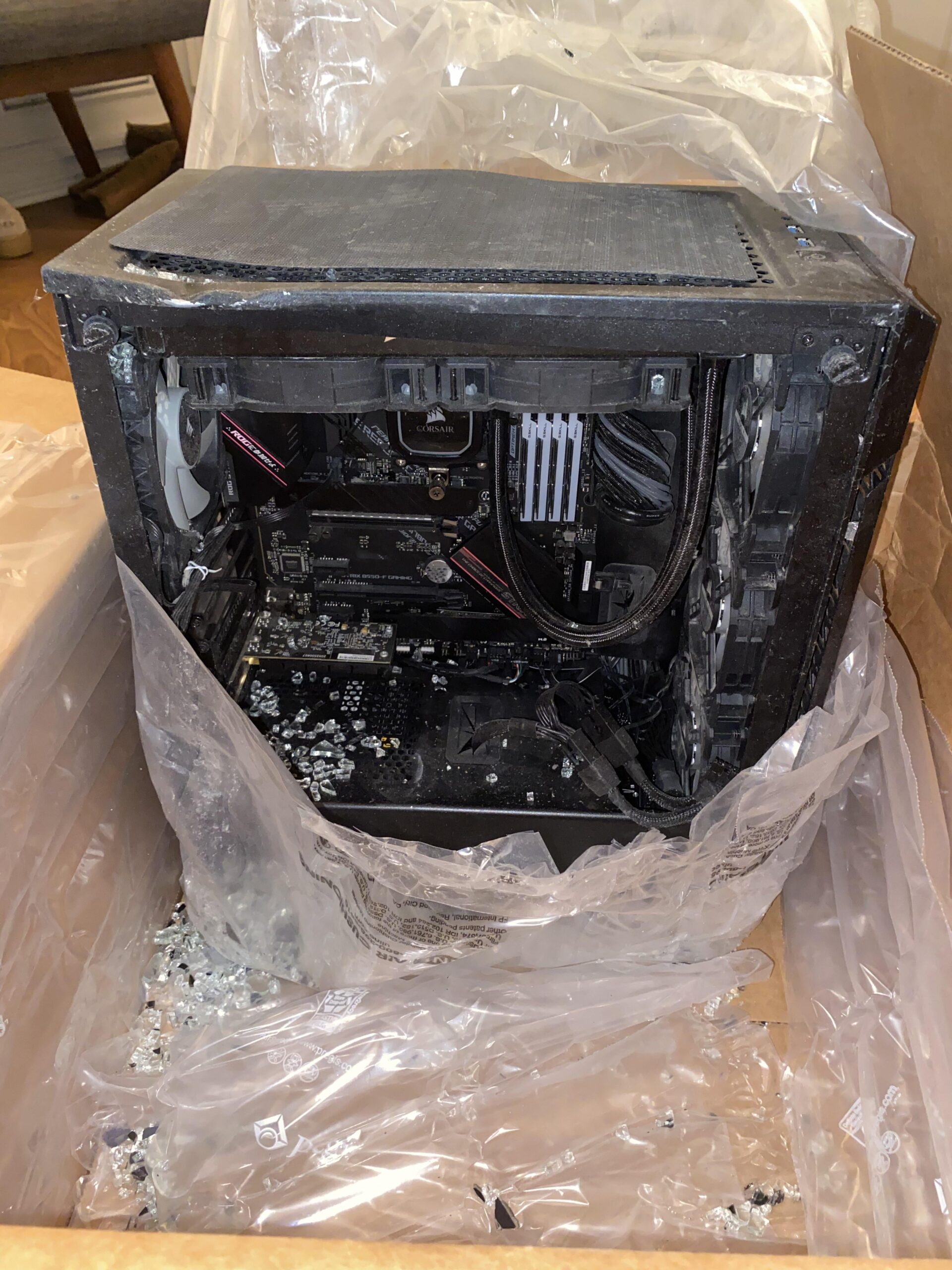 Ups destroyed my pc, advice? Ups destroyed my pc, advice?