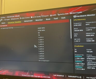 14900k sp score and voltage issue?
