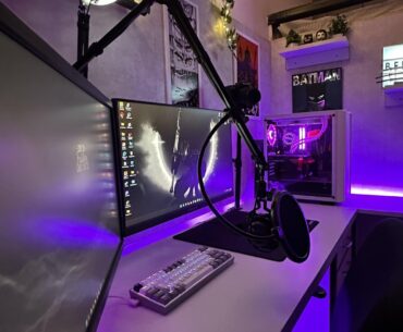 Gaming setup update! Watch me live @asxra777 on yt ;)