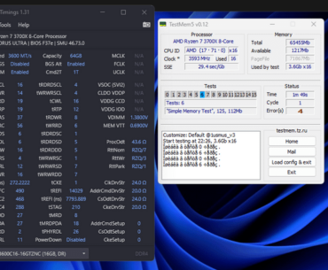 Went from w10 to w11 and I suddenly was getting bsods with memory managements error, so thought to run tm5. I was stable in w10 for months. See 1st comment