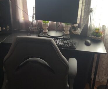 Not much lol,but it’s the room I have to work with as I just had a baby, what do you guys think?