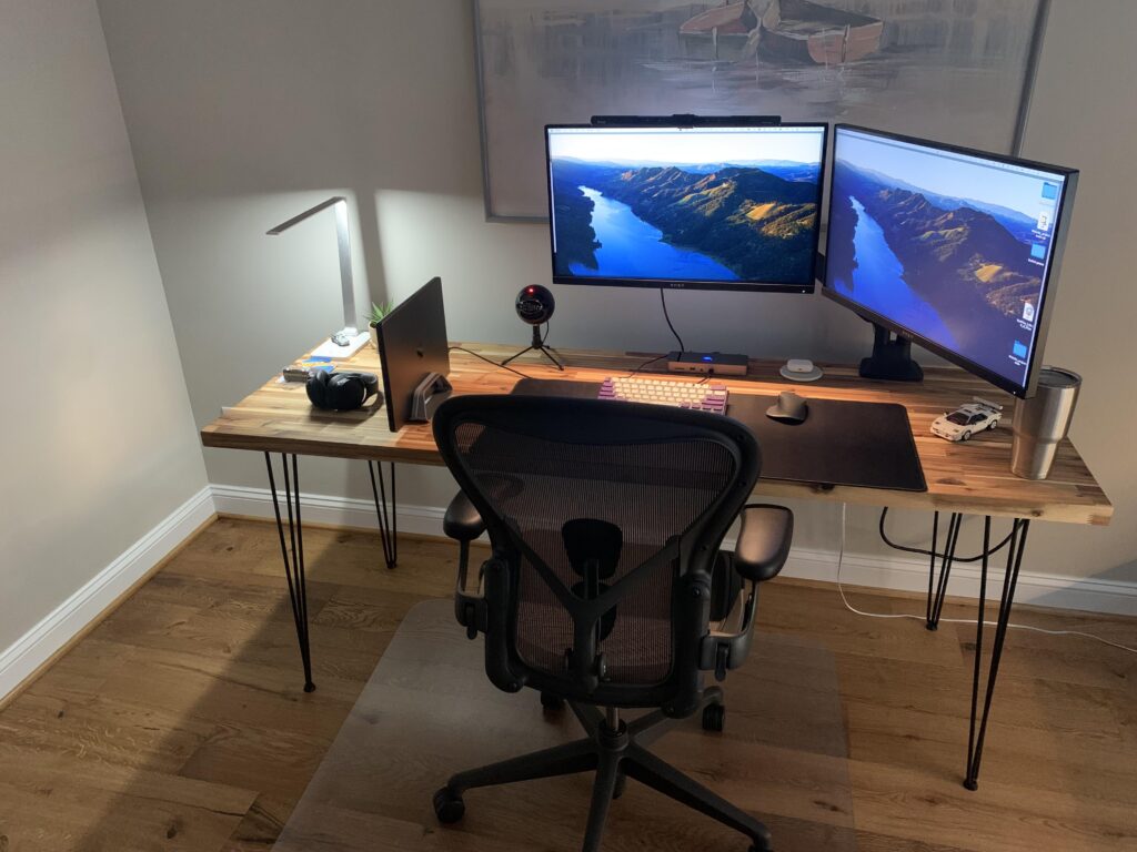 Updated my setup with a used $100 Aeron Remastered🙏