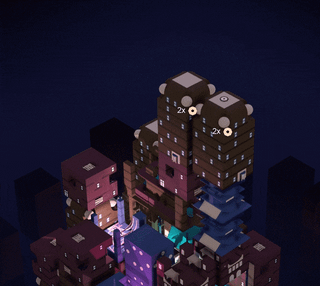 I just finished making a game! Neongarten is a vertical cyberpunk city builder.