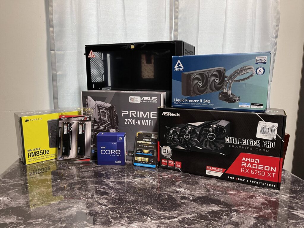 Daughter wanted a new computer, I give the gift of “build it yourself”