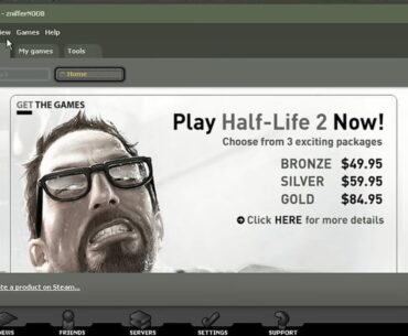 That’s what Steam used to look like back in 2005