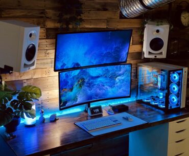 Stacked 34” displays, my favorite configuration yet