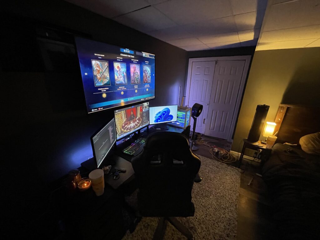 New setup after retiring an almost 20 year old ikea setup.