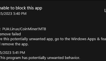 Just found out that there was a bitcoin miner on my computer for the entire year