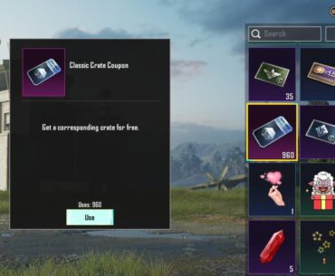 I was saving crates for m416