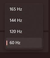 Since it’s that time of the year, this is a reminder to set your monitor to its highest refresh rate.