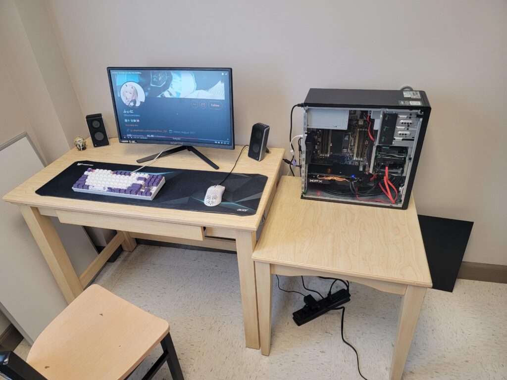 I have no more money but at least I have a setup