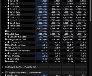 i7 11700k using too much voltage?