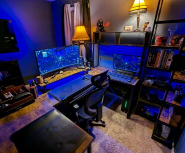 Needs a few finishing touches, but it's finally set up how I want it