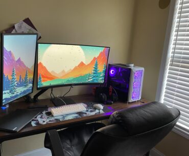 Still a work in progress. I need to add some shelves and plants in the near future