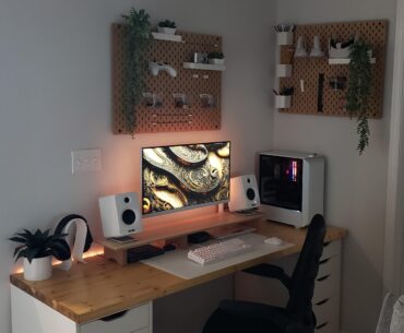 Ikea skadis pegboards for the win! Need some RGB fans and AIO to light up the PC. Any recommendations?