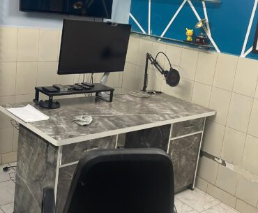 My desk setup is complete for now