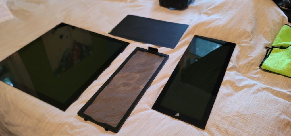 Just wanted to post a picture of my unshattered glass panels.