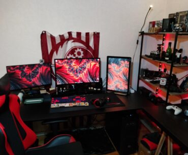 Took 3 years to get here from second hand things to this. Still very budget but atleast it looks nicer now.