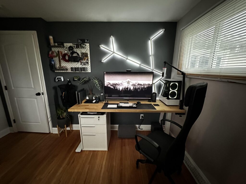My work and play setup