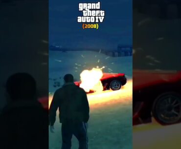 Evolution Of Molotov Vs Car in GTA Games#evolution#gta5#gtaonline #gtarp #gtalive #gta6 #gta6trailer