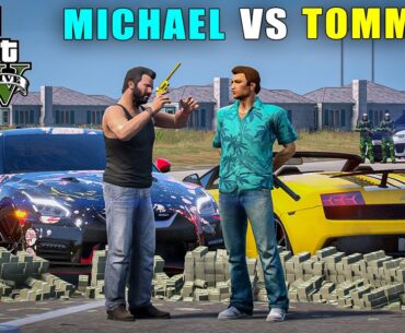 Michael Car Race With Tommy For Money | Gta V Gameplay