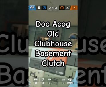 Clutching with the pixel angle #oldsiege #hunter9mm #rainbowsixsiege #gaming #fpsgames #fyp