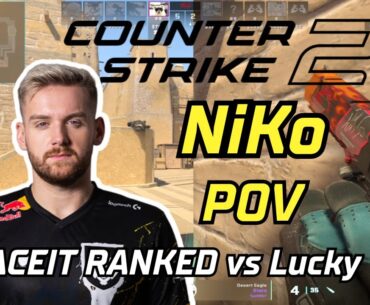 CS2 POV | NiKo w/NEXA vs Lucky (mirage) | FACEIT Ranked | Jan 4, 2024