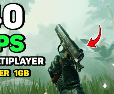 40 Best Multiplayer FPS Games Low Size Under 1GB For Android 2024 | FPS MULTIPLAYER