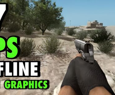 7 Best Offline FPS Games High Graphics For Android 2023-2024 | Offline FPS