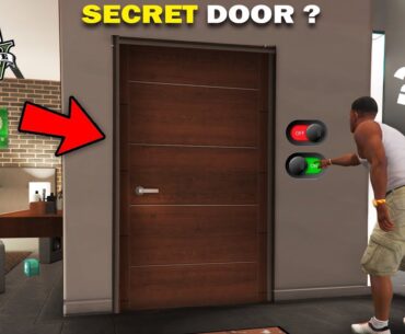 GTA 5 : I Opened The Most Secret Door Of Franklin's House.. (GTA 5 Mods)