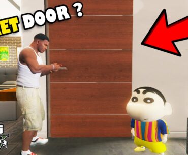 Franklin Opened THE MOST SECRET DOOR of Franklin's House in GTA 5 | SHINCHAN and CHOP