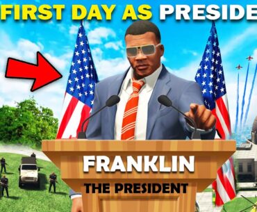 GTA 5 : Franklin's First Day As A President In Los Santos GTA 5 !