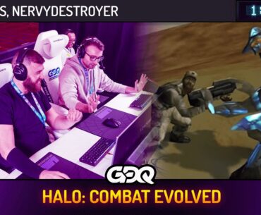 Halo: Combat Evolved by Helpless and NervyDestroyer in 1:06:26 - Awesome Games Done Quick 2024