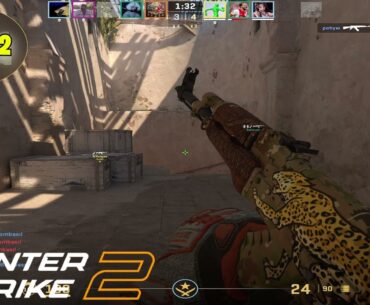 Counter Strike 2 Ranked Gameplay 4K (No Commentary)