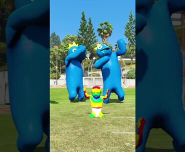 GTA V: RPGHULK SAVED HIS BABY FROM BLUE MAN ! #shorts #gta5